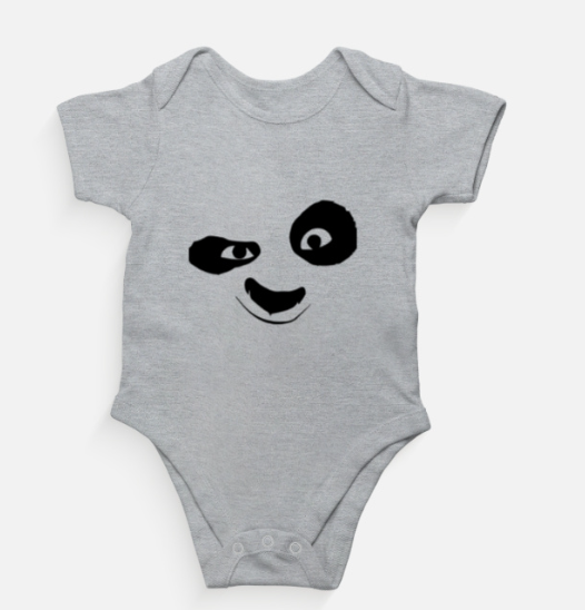 Panda kids rompers